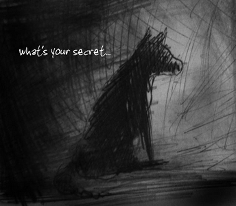 1 black dog