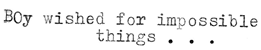 BOY imposs things
