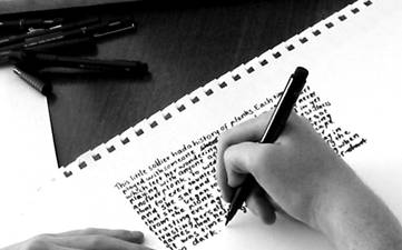 DIARIES  handwriting