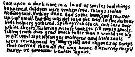 army of ink once upon a dark time