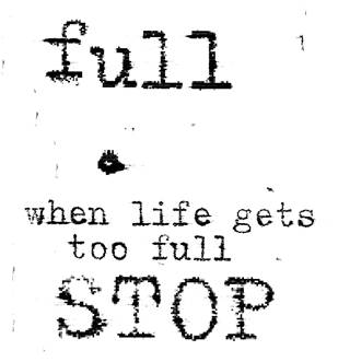 BLOG full stops BLOG full stops
